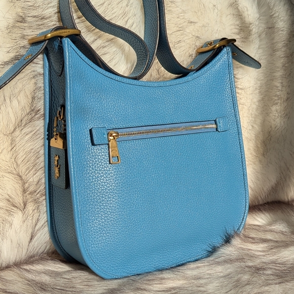 Coach Emery 1941 Crossbody Pacific Blue Large Size - Picture 4 of 16